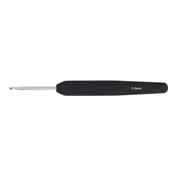 KnitPro Haaknaald Softgrip Aluminium 3,0 mm